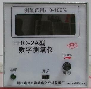 氧气分析仪HBO-2A型数字测氧仪 氧分析仪标配KY氧电极 氧气浓度表