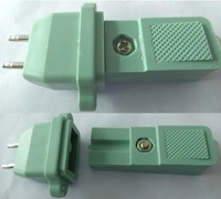 2插位商用插座CZ-200小二芯对接头 小二线 过载保护电源插头插座
